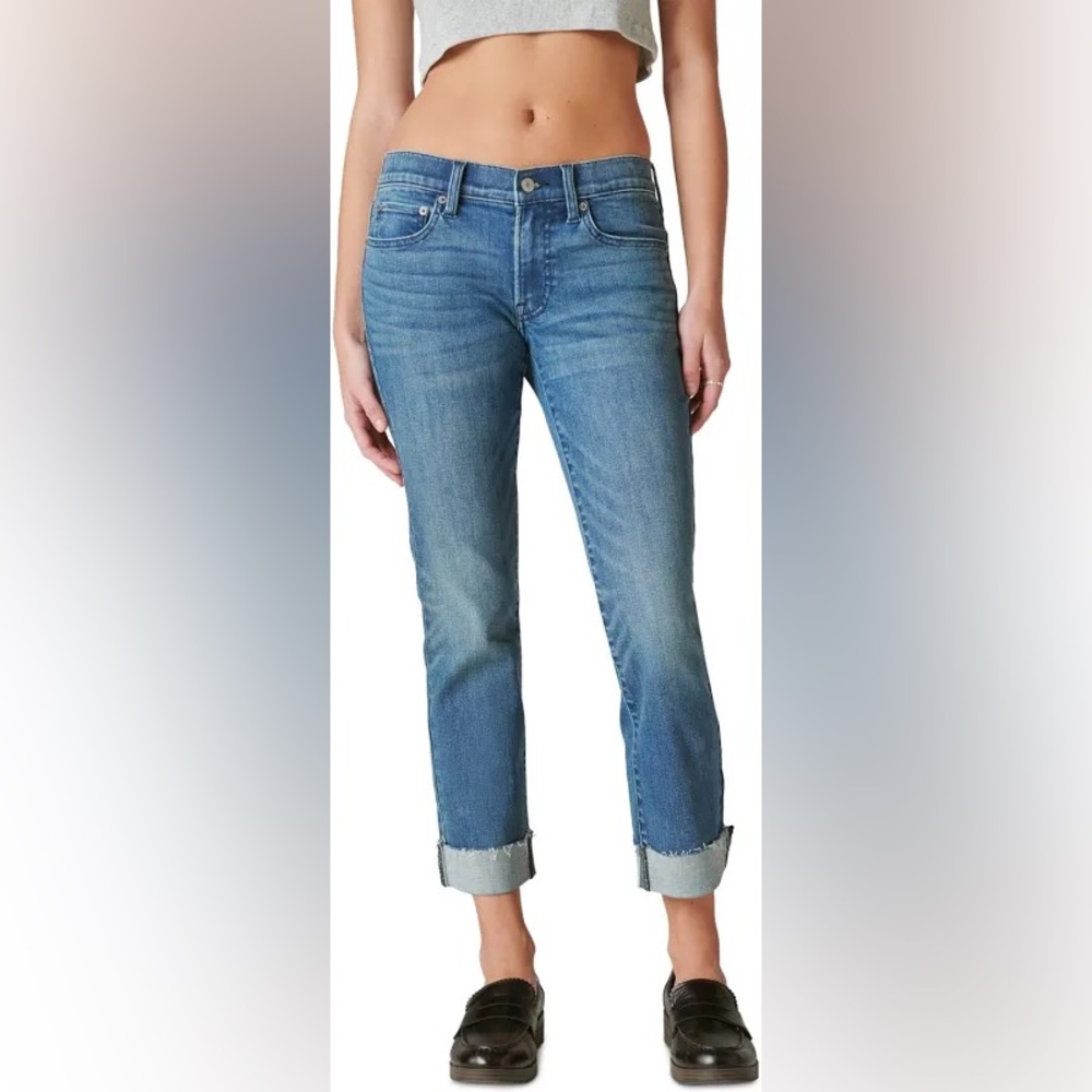 Lucky Brand Women's Mid-Rise Sweet Crop Cuffed Jeans